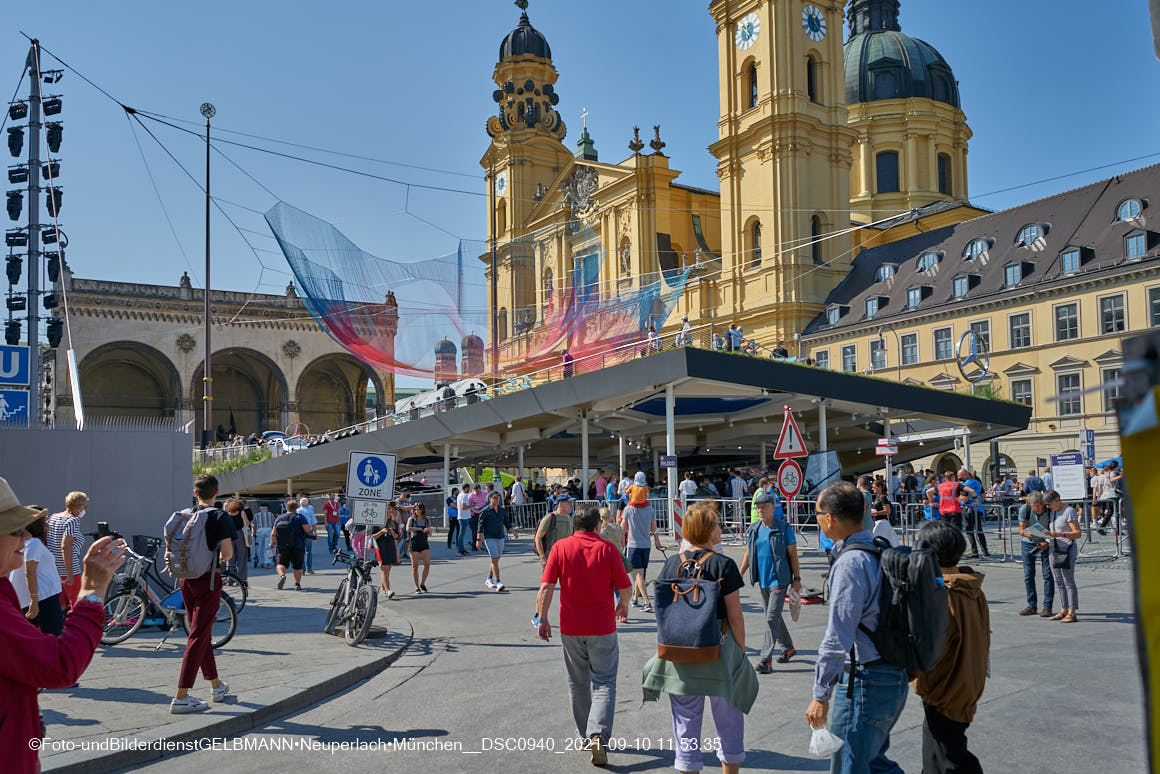 10.09.2021 - IAA auf dem Odeonsplatz