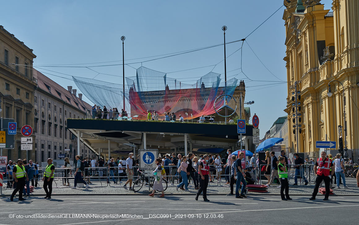 10.09.2021 - IAA auf dem Odeonsplatz