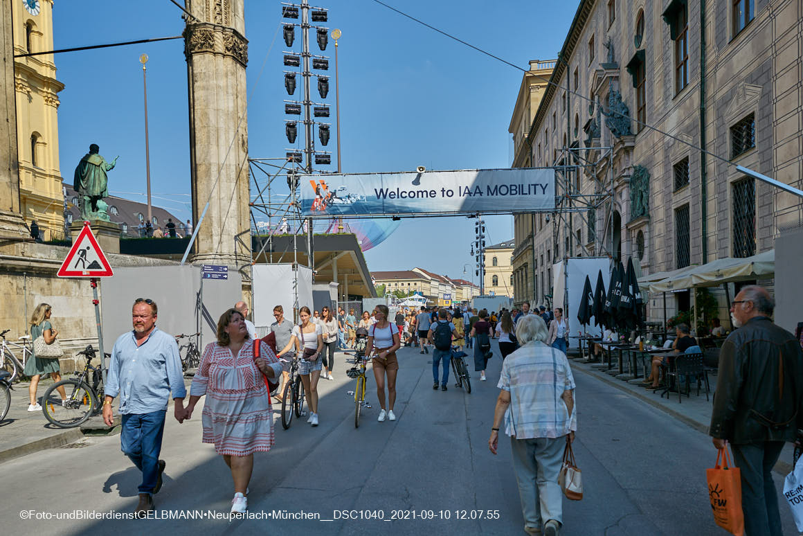 10.09.2021 - IAA auf dem Odeonsplatz
