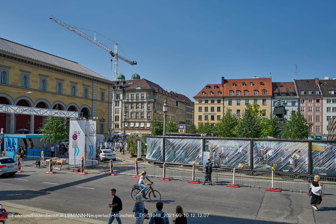 10.09.2021 - IAA auf dem Odeonsplatz