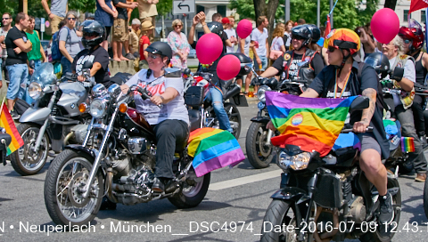 09.06.2016 - CSD-2016 Christopher Street Day München 2016