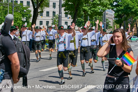 09.06.2016 - CSD-2016 Christopher Street Day München 2016