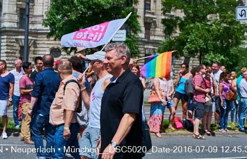 09.06.2016 - CSD-2016 Christopher Street Day München 2016