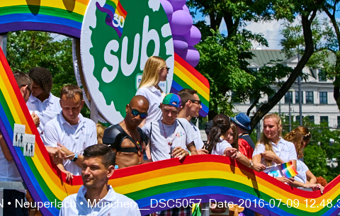 09.06.2016 - CSD-2016 Christopher Street Day München 2016