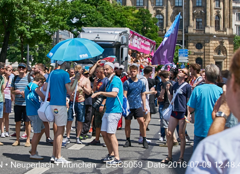 09.06.2016 - CSD-2016 Christopher Street Day München 2016