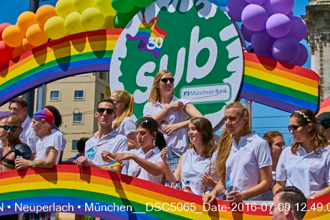 09.06.2016 - CSD-2016 Christopher Street Day München 2016