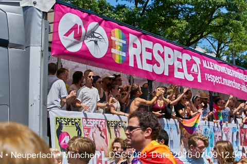 09.06.2016 - CSD-2016 Christopher Street Day München 2016