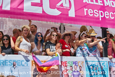 09.06.2016 - CSD-2016 Christopher Street Day München 2016