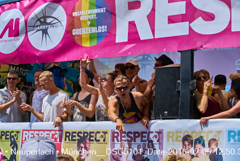 09.06.2016 - CSD-2016 Christopher Street Day München 2016