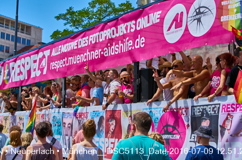 09.06.2016 - CSD-2016 Christopher Street Day München 2016