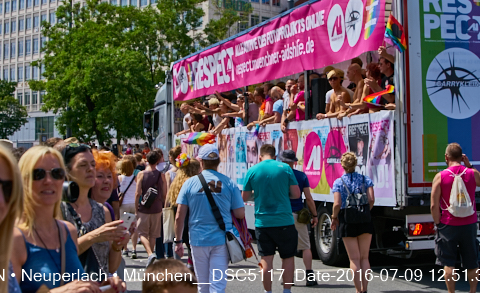 09.06.2016 - CSD-2016 Christopher Street Day München 2016