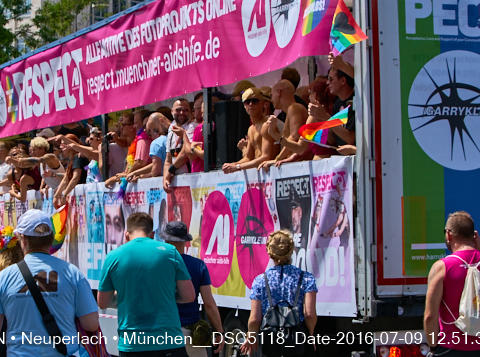 09.06.2016 - CSD-2016 Christopher Street Day München 2016