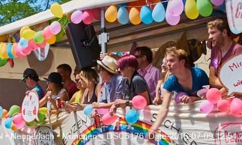 09.06.2016 - CSD-2016 Christopher Street Day München 2016