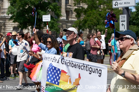 09.06.2016 - CSD-2016 Christopher Street Day München 2016