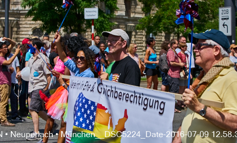 09.06.2016 - CSD-2016 Christopher Street Day München 2016