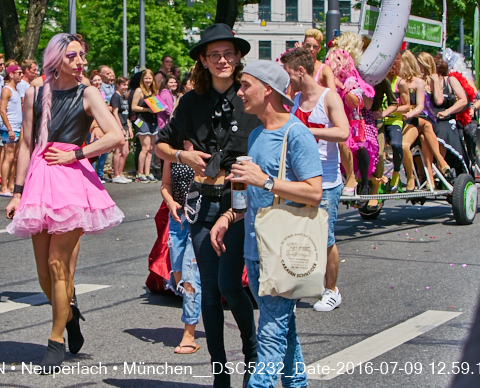 09.06.2016 - CSD-2016 Christopher Street Day München 2016