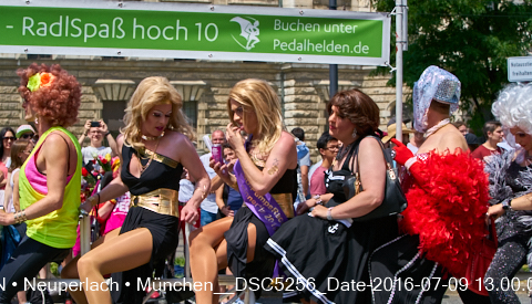 09.06.2016 - CSD-2016 Christopher Street Day München 2016