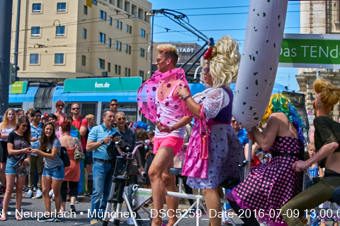 09.06.2016 - CSD-2016 Christopher Street Day München 2016