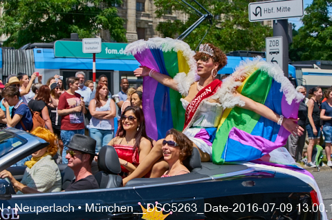 09.06.2016 - CSD-2016 Christopher Street Day München 2016