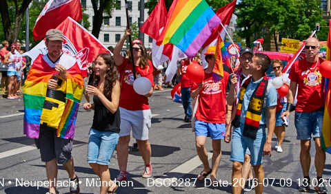 09.06.2016 - CSD-2016 Christopher Street Day München 2016