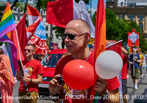 09.06.2016 - CSD-2016 Christopher Street Day München 2016