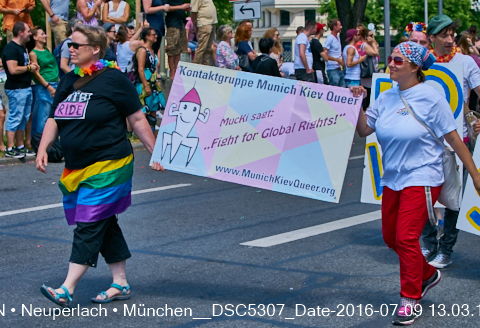 09.06.2016 - CSD-2016 Christopher Street Day München 2016