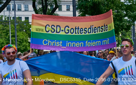 09.06.2016 - CSD-2016 Christopher Street Day München 2016