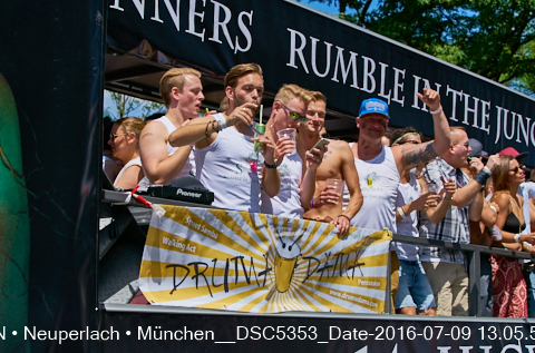 09.06.2016 - CSD-2016 Christopher Street Day München 2016
