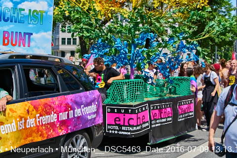 09.06.2016 - CSD-2016 Christopher Street Day München 2016