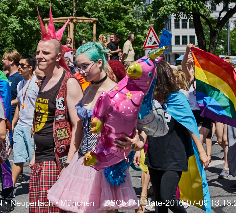 09.06.2016 - CSD-2016 Christopher Street Day München 2016