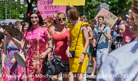09.06.2016 - CSD-2016 Christopher Street Day München 2016