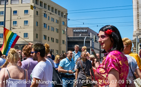 09.06.2016 - CSD-2016 Christopher Street Day München 2016