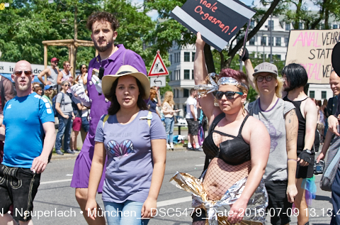 09.06.2016 - CSD-2016 Christopher Street Day München 2016
