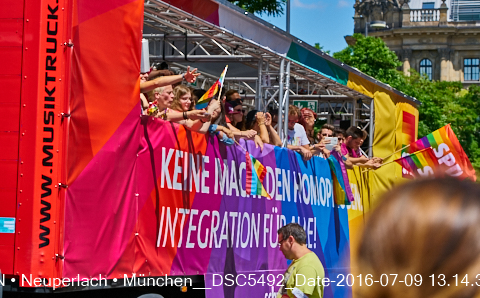 09.06.2016 - CSD-2016 Christopher Street Day München 2016