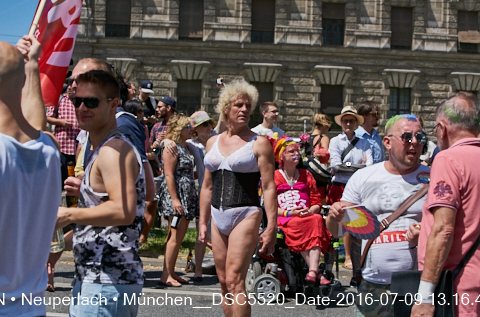 09.06.2016 - CSD-2016 Christopher Street Day München 2016