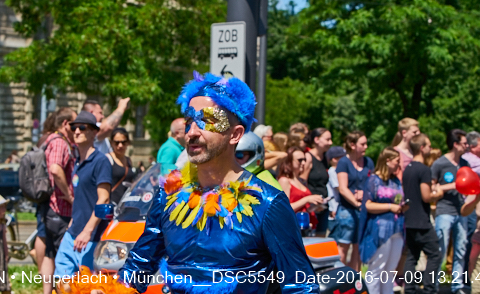 09.06.2016 - CSD-2016 Christopher Street Day München 2016