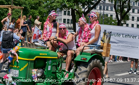 09.06.2016 - CSD-2016 Christopher Street Day München 2016