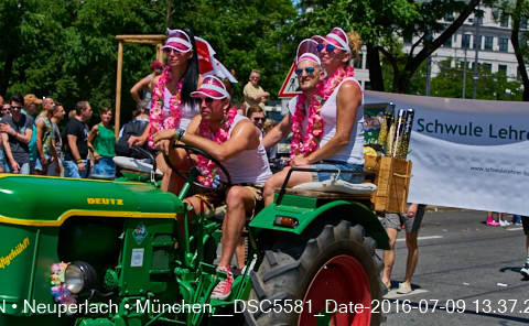 09.06.2016 - CSD-2016 Christopher Street Day München 2016