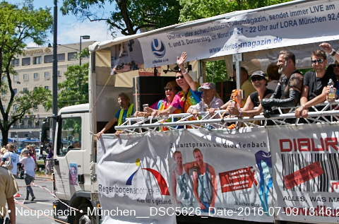 09.06.2016 - CSD-2016 Christopher Street Day München 2016
