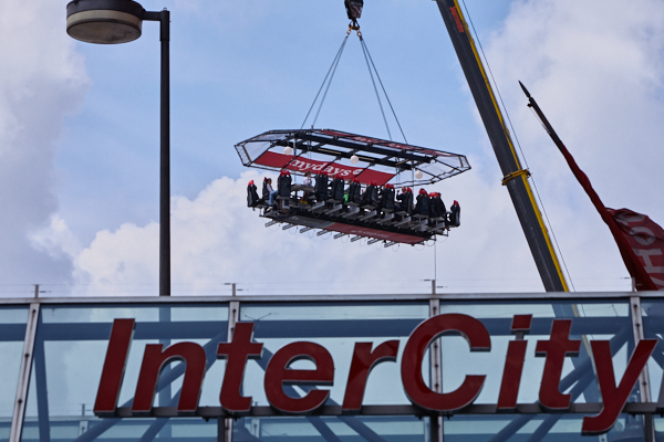26.06.2019 - Dinner in the Sky am Hauptbahnhof München