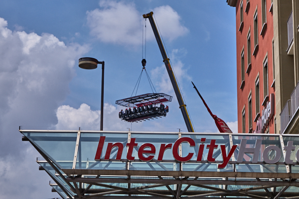 26.06.2019 - Dinner in the Sky am Hauptbahnhof München