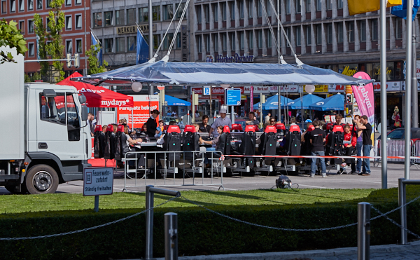 26.06.2019 - Dinner in the Sky am Hauptbahnhof München