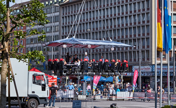 26.06.2019 - Dinner in the Sky am Hauptbahnhof München