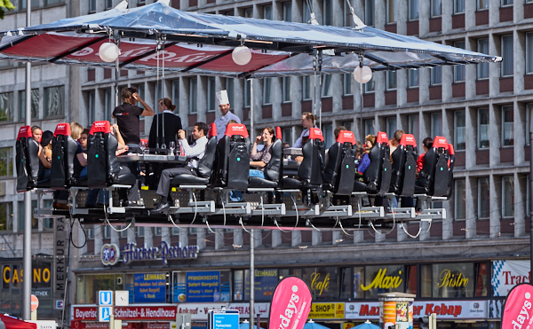 26.06.2019 - Dinner in the Sky am Hauptbahnhof München