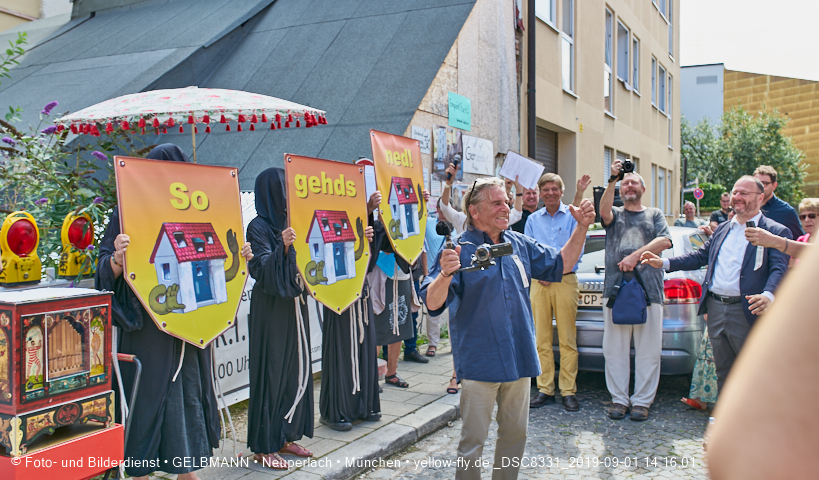 01.09.2019 - illegaler Abriss des Uhrmacherhäusls in Giesing