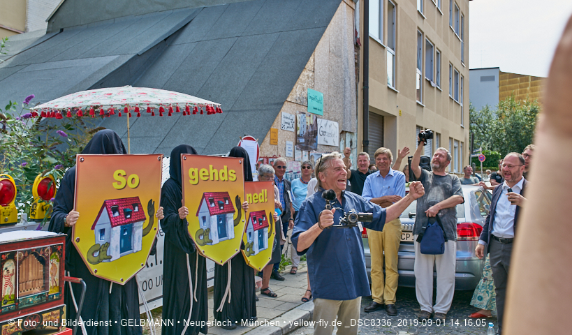 01.09.2019 - illegaler Abriss des Uhrmacherhäusls in Giesing