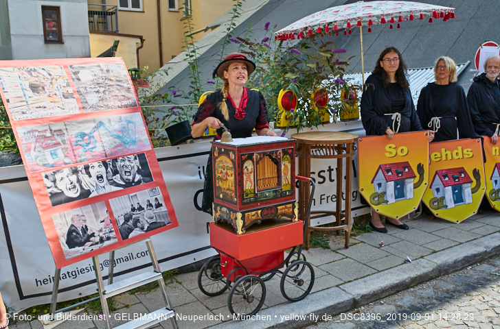 01.09.2019 - illegaler Abriss des Uhrmacherhäusls in Giesing