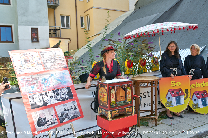 01.09.2019 - illegaler Abriss des Uhrmacherhäusls in Giesing