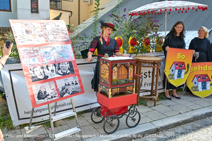 01.09.2019 - illegaler Abriss des Uhrmacherhäusls in Giesing