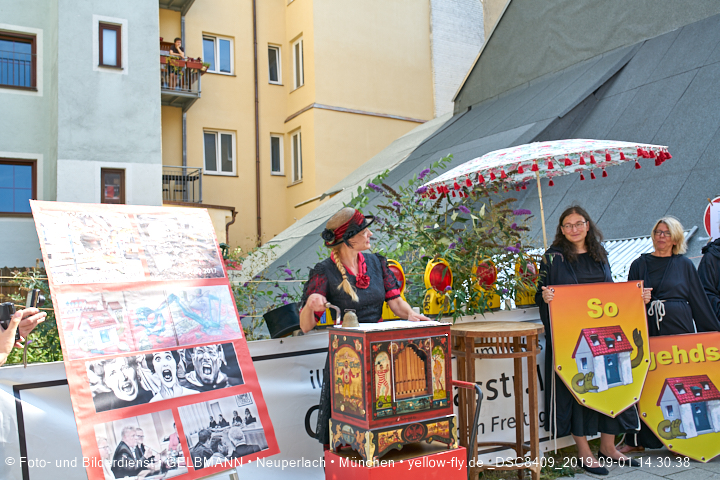 01.09.2019 - illegaler Abriss des Uhrmacherhäusls in Giesing